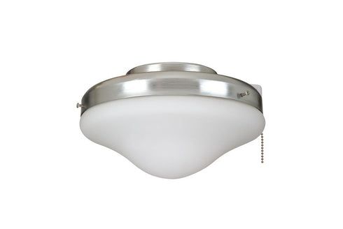 Craftmade Outdoor Light Kit Opal Frost Bowl Light Kit With 2x9w LED in Galvanized Finish Model: ELK113-1GV-W