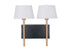 Craftmade Parker 2 Light Wall Sconce in Fired Stee Satin Brass Finish Model: 44462-FSSB