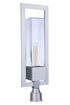 Craftmade Perimeter 1 Light Large Outdoor Post Mount in Satin Aluminum Model: ZA4025-SA
