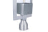 Craftmade Perimeter 1 Light Large Outdoor Post Mount in Satin Aluminum Model: ZA4025-SA