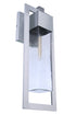Craftmade Perimeter 1 Light Large Outdoor Wall Lantern in Satin Aluminum Model: ZA4024-SA