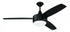 Craftmade Phaze II 3-Blade 52 Inch Phaze II 3 Blade in Brushed Polished Nickel With Walnu Dark Oak Blades Model: PHZ52BNK3