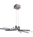 Craftmade Pinnacle 8 Arm LED Chandelier in Chrome Model: 45728-CH-LED