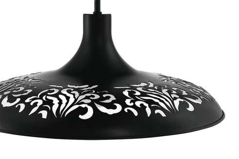 Craftmade Pocco 1 Light Pendant in Flat Black Model: P965FB1