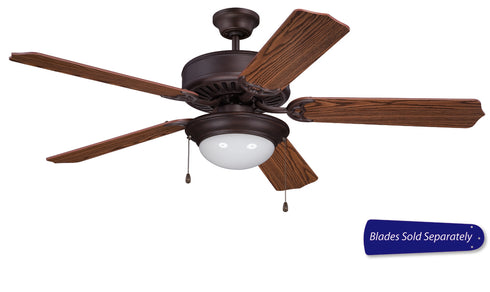 Craftmade Pro 209 52 Inch Pro With LED Light Kit Blade Options in Aged Bronze Brushed Finish Model: C209ABZ
