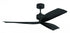 Craftmade Rafiki 52 Inch Ceiling Fan With Blades & No Light Kit Damp Rated in Flat Black Finish Model: RFK52FB3