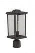 Craftmade Resilience Lanterns Resilience 1 Light Post Mount in Bronze Model: ZA2415-BZ-C