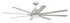 Craftmade Rush 65 65 Inch Rush in Flat Black With in Flat Black Blades Model: RSH65FB8