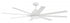 Craftmade Rush 65 65 Inch Rush in Flat Black With in Flat Black Blades Model: RSH65FB8