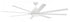 Craftmade Rush 72 72 Inch Rush in Flat Black With in Flat Black Blades Model: RSH72FB8