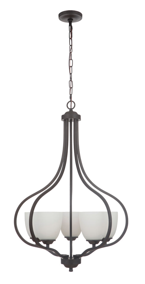 Craftmade Serene 5 Light Foyer in Brushed Polished Nickel Finish Model: 49935-BNK