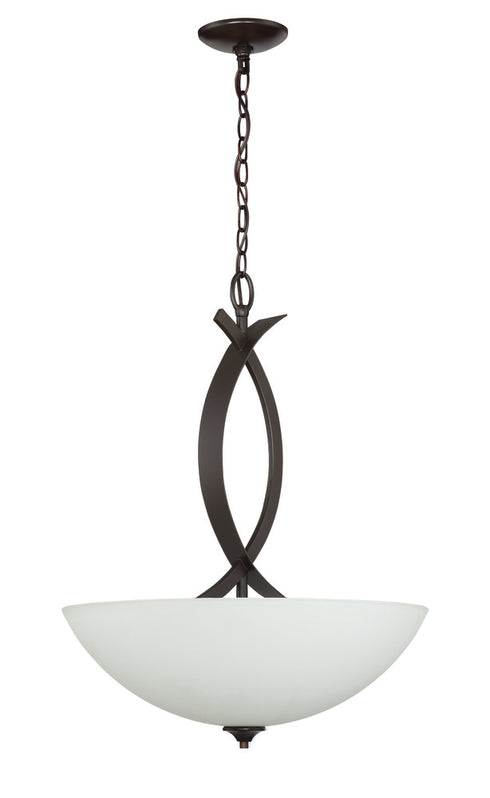 Craftmade Sierra 3 Light Inverted Pendant in French Bronze Finish Model: 41643-FBZ