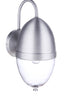 Craftmade Sivo 1 Light Medium Outdoor Wall Lantern in Satin Aluminum Model: ZA3524-SA
