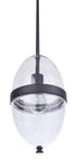 Craftmade Sivo 1 Light Outdoor Pendant in Midnight Model: ZA3511-MN