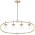 Craftmade Solar Powered Piltz 4 Light Island in Polished Nickel Model: 45574-PLN