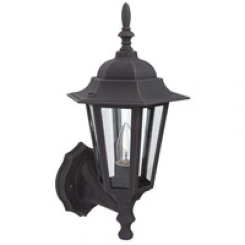 Craftmade Straight Glass Cast 1 Light Small Outdoor Wall Mount in Rust Model: Z150-RT