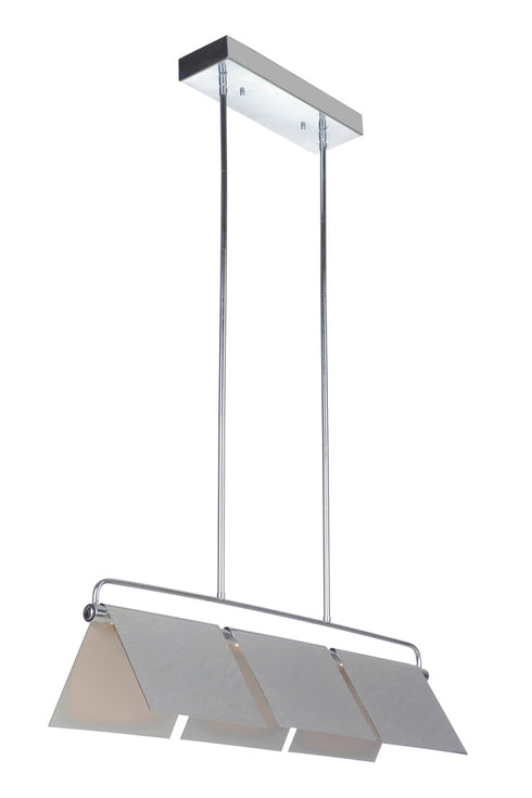 Craftmade Tente 3 Light LED Island in Chrome Finish Model: 49573-CH-LED