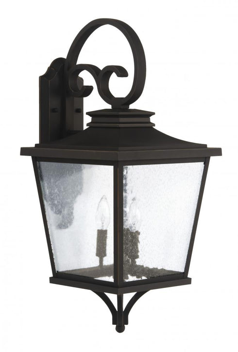 Craftmade Tillman 3 Light Large Outdoor Wall Lantern in Dark Bronze Gilded Model: ZA2924-DBG