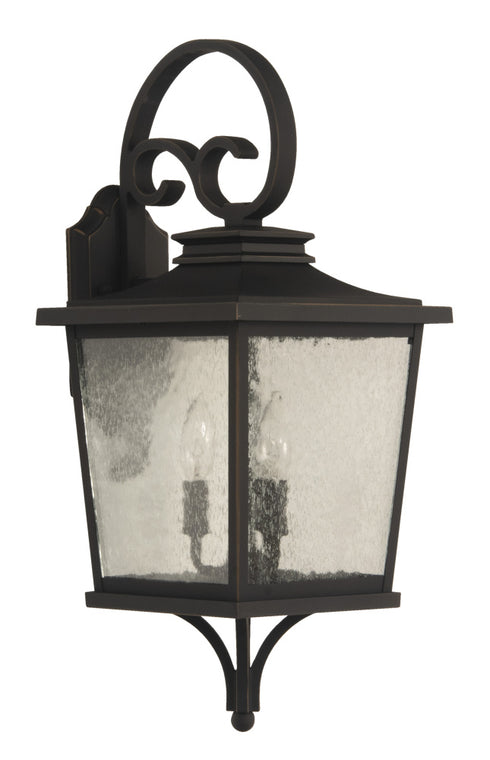 Craftmade Tillman 3 Light Medium Outdoor Wall Lantern in Dark Bronze Gilded Model: ZA2914-DBG