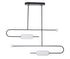 Craftmade Tuli LED Island in Flat Black Model: 53874-FB-LED