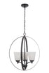 Craftmade Tyler 3 Light Foyer in Brushed Polished Nickel Finish Model: 50233-BNK-WG