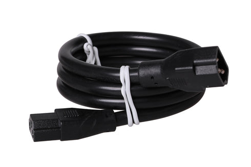 Craftmade Undercabinet Light Bars 24 Inch Connector Cord in Black Finish Model: CUC10-XT24-BLK