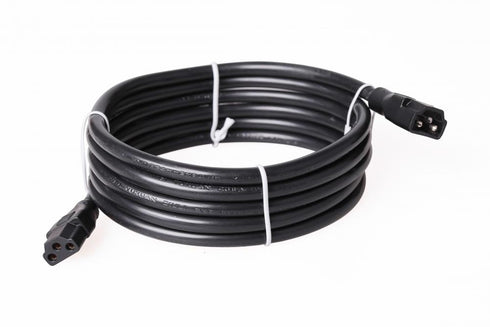 Craftmade Undercabinet Light Bars 72 Inch Connector Cord in Black Finish Model: CUC10-XT72-BLK