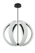 Craftmade Unwind Large LED Pendant in Flat Black Model: 58891-FB-LED