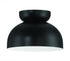 Craftmade Ventura Dome 1 Light Flushmount in Baked Clay Model: 59181-BCY