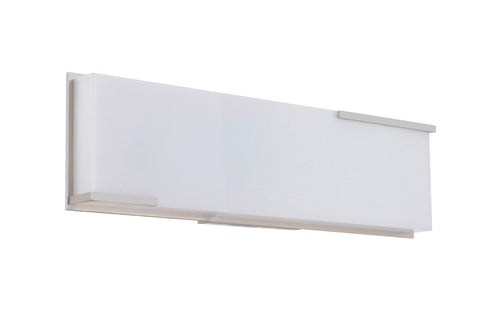 Craftmade Vibe 1 Light 17 Inch LED Vanity in Brushed Polished Nickel Finish Model: 11317BNK-LED