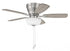 Craftmade Wheeler 42 2-Light Bowl 42 Inch Wheeler 2 Light Bowl in Brushed Polished Nickel With Driftwoo Walnut Blades Model: WHL42BNK5C1