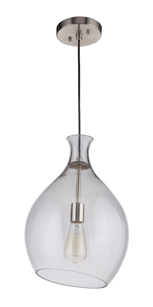 Craftmade Zuni 1 Light Pendant in Brushed Polished Nickel Model: P951BNK1
