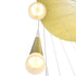 CWI Lighting Andes LED Multi Light Pendant With in Satin Gold Finish Model: 1103P40-36-602