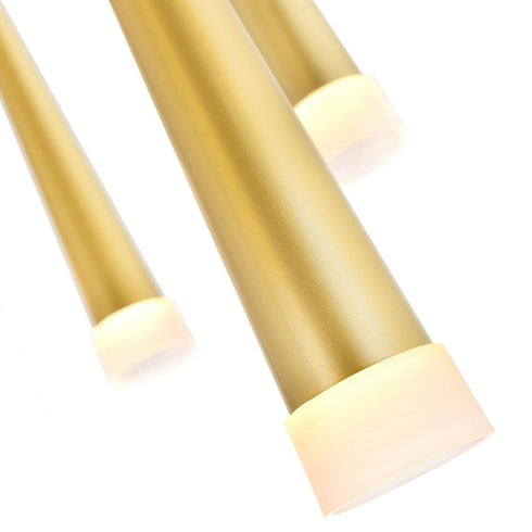CWI Lighting Andes LED Pool Table Light With in Satin Gold Finish Model: 1103P40-6-602