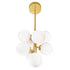 CWI Lighting Arya 8 Light Pendant With Satin Gold Finish Model: 1020P12-8-602