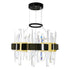 CWI Lighting Aya LED Integrated Pearl Black Chandelier Model: 1592P18-612