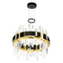 CWI Lighting Aya LED Integrated Pearl Black Chandelier Model: 1592P18-612