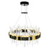 CWI Lighting Aya LED Integrated Pearl Black Chandelier Model: 1592P24-612