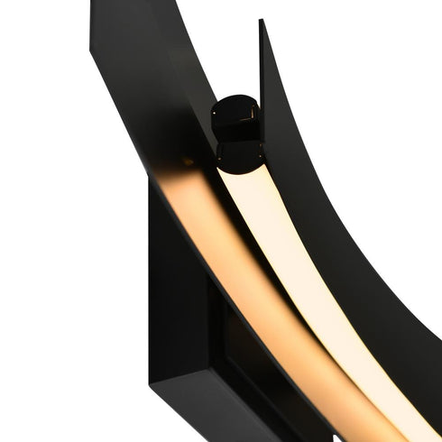 CWI Lighting Candora Integrated LED in Black Vanity Light Model: 1698W24-101