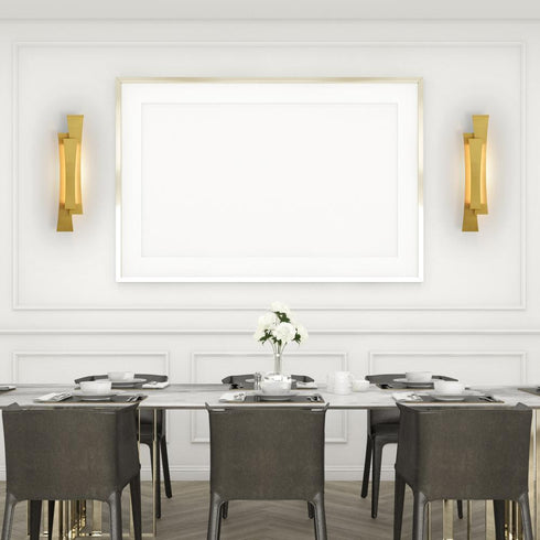 CWI Lighting Candora Integrated LED in Brass Vanity Light Model: 1698W24-624