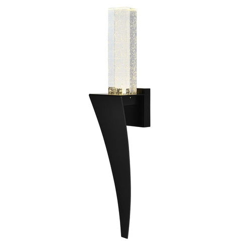 CWI Lighting Catania Integrated LED Black Wall Light Model: 1502W7-1-101