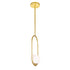 CWI Lighting Celeste 1 Light Mini Pendant With in Medallion Gold Finish Model: 1212P8-1-169