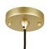 CWI Lighting Da Vinci 1 Light Mini Pendant With Brass Finish in Medallion Gold Finish Model: 1153P10-1-169