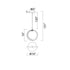CWI Lighting Da Vinci 1 Light Mini Pendant With Brass Finish in Medallion Gold Finish Model: 1153P10-1-169