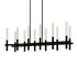 CWI Lighting Dragonswatch Integrated LED Black Chandelier Model: 1703P48-12-101-RC