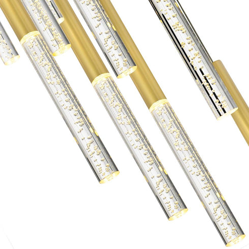 CWI Lighting Dragonswatch Integrated LED Satin Gold Model: 1703P48-18-602-RC