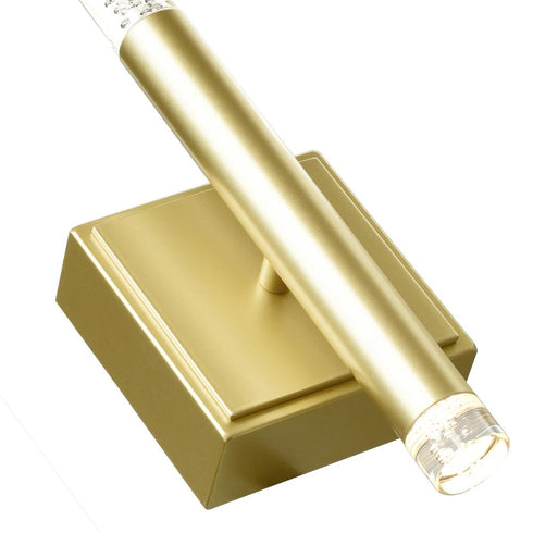 CWI Lighting Dragonswatch Integrated LED Satin Gold Wall Model: 1703W5-602