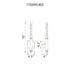 CWI Lighting Dragonswatch Integrated LED Satin Gold Wall Model: 1703W5-602