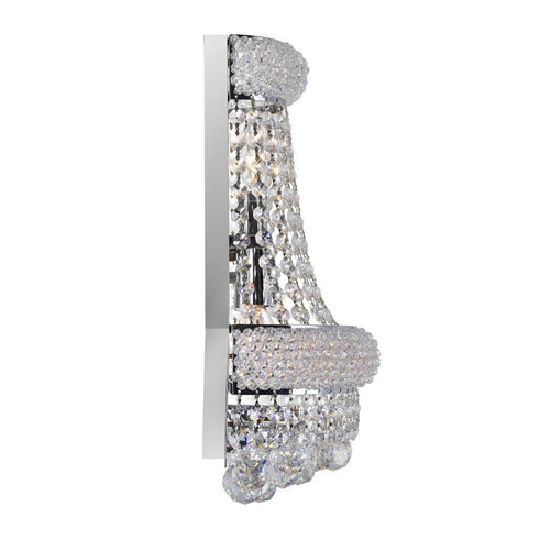 CWI Lighting Empire 3 Light Wall Sconce With in Chrome Finish Model: 8001W12C-B