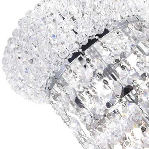 CWI Lighting Empire 34 Light Down Chandelier With in Chrome Finish Model: 8001P36C